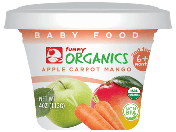 Yummy - ORG Apple Carrot Mango 4oz (2pk)