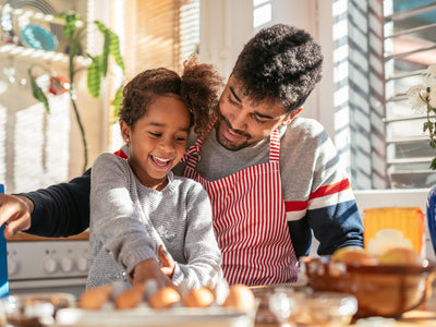 El beneficio de cocinar con niños