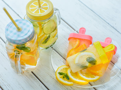 Easy Homemade Popsicles: Orange Pink Lemonade