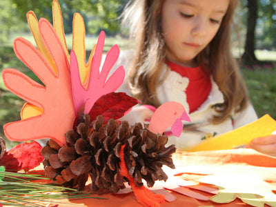 Pinecone Turkey Craft for Kids