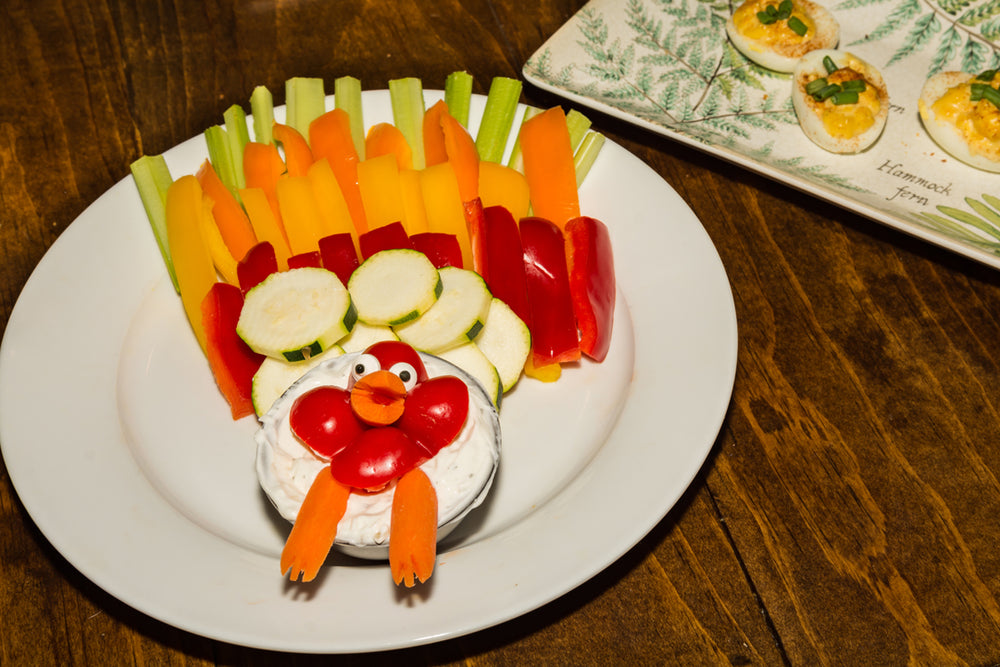 Turkey Veggie Tray Kids Can't Resist Eating - Eating Richly