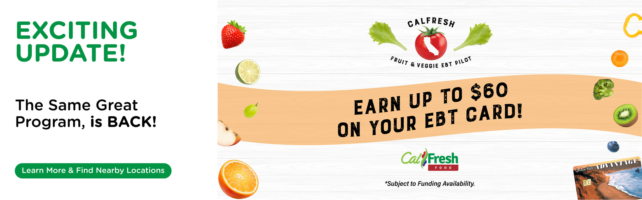 Calfresh F&V EBT Pilot Program
