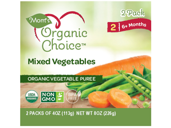 Image of Mom's Organic - Mixed Vegetables 4oz (2pk)