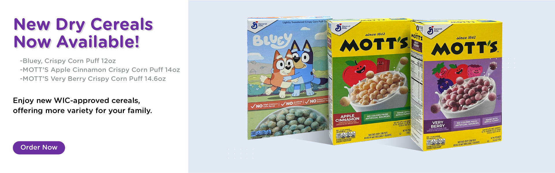 New WIC Cereals