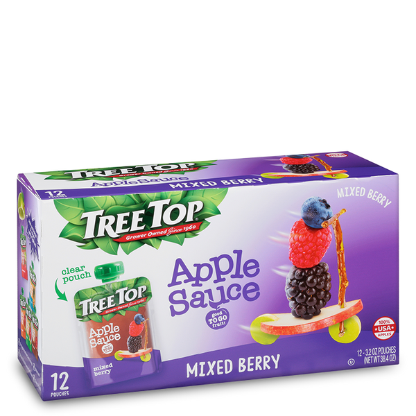 Image of TreeTop Pouches - Apple/Mixed Berry 12pk