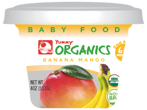 Yummy - ORG Banana Mango 4oz (2pk)