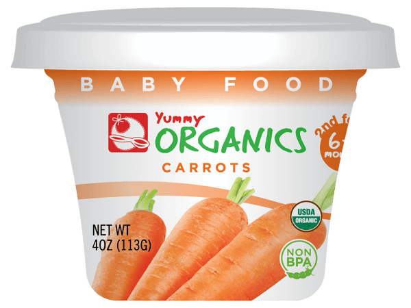 Image of Yummy - ORG Carrots 4oz (2pk)