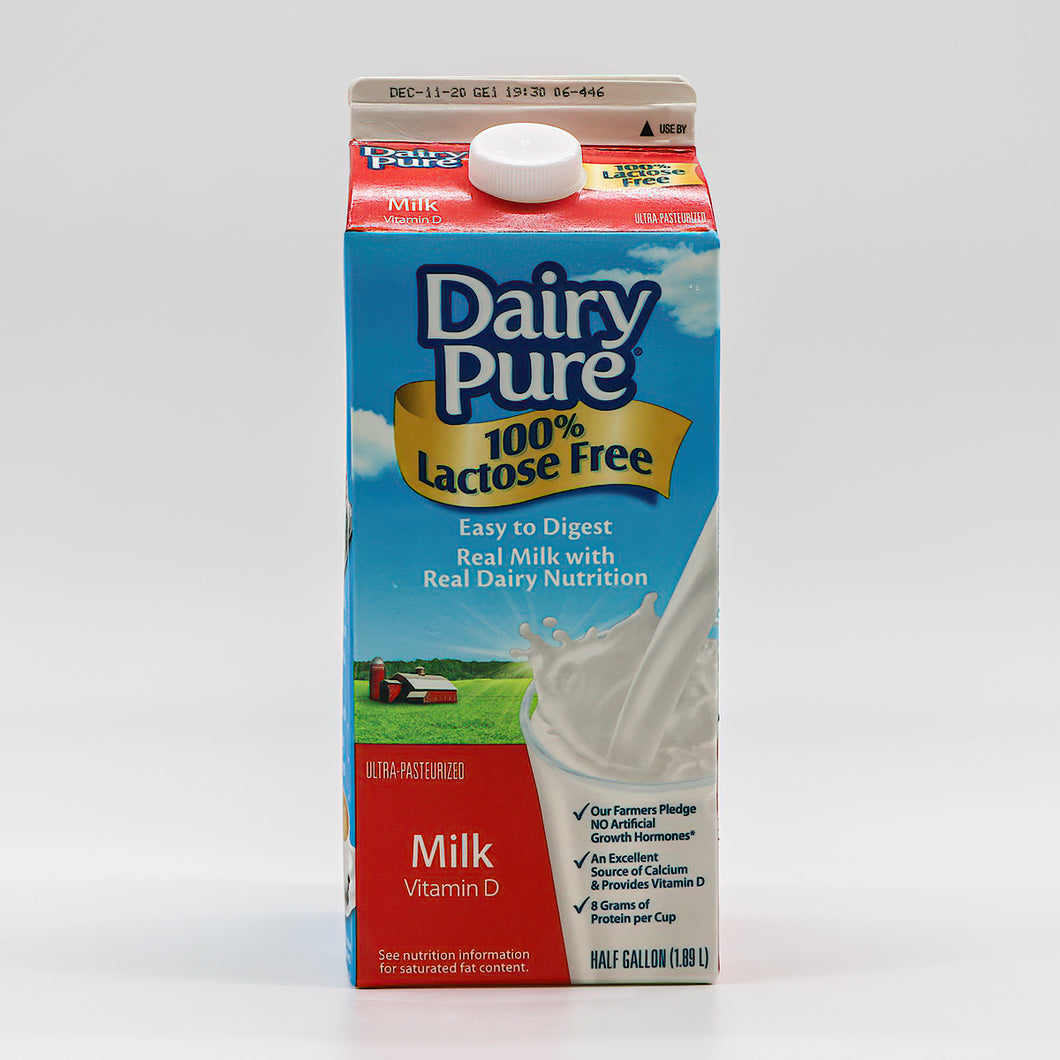 Dairy Pure - Leche entera lacto de medio galón