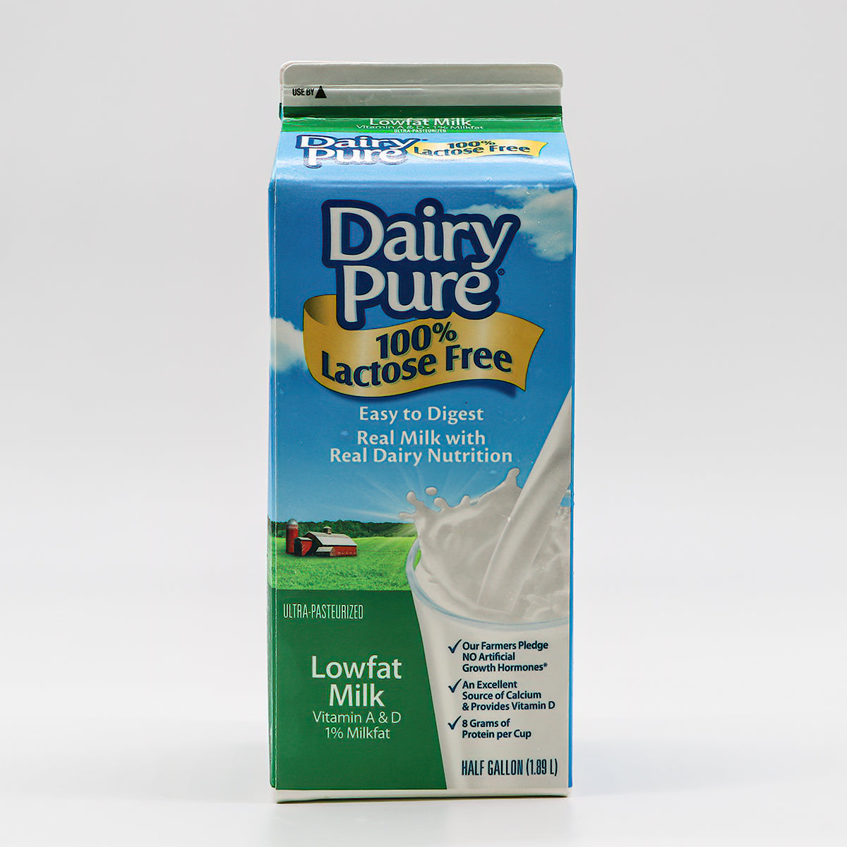 DairyPure 1% Lowfat Milk - Half Gallon 