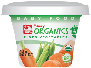 Yummy - ORG Mixed Vegetables 4oz