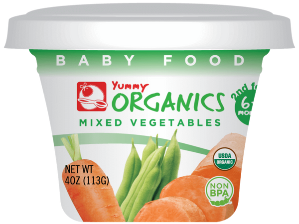Image of Yummy - ORG Mixed Vegetables 4oz (2pk)
