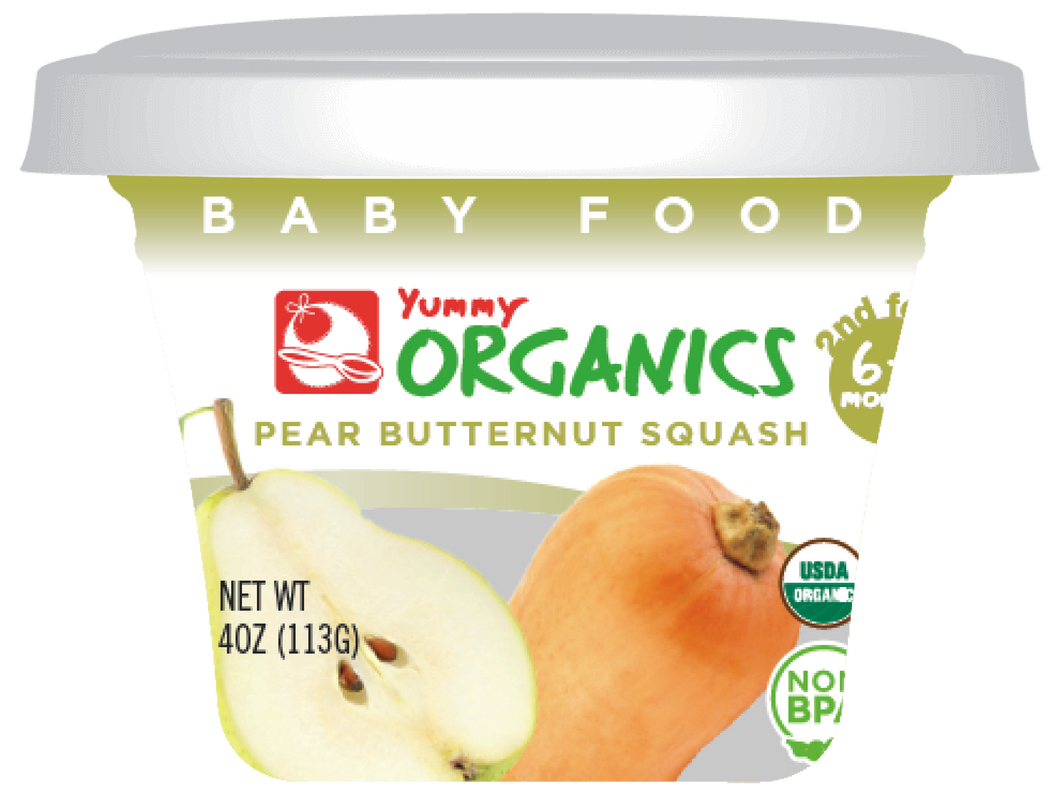 Yummy - ORG Pear Butternut Squash 4oz