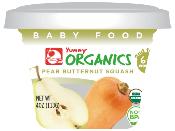 Image of Yummy - ORG Pear Butternut Squash 4oz (2pk)