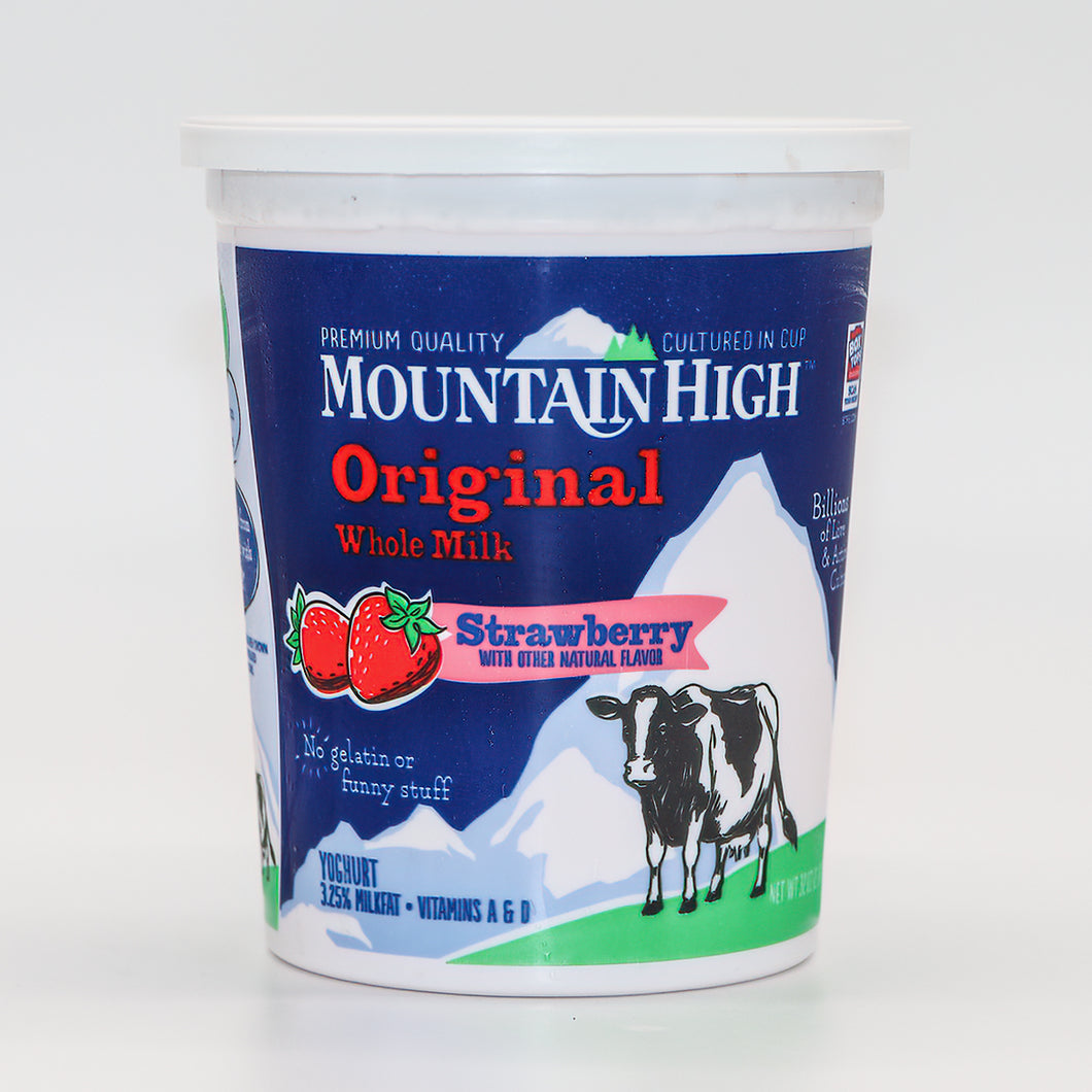 Mountain High - Whole Strawberry 32oz