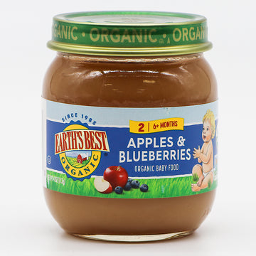 Earth's Best - ORG Apple/Blueberry 4oz
